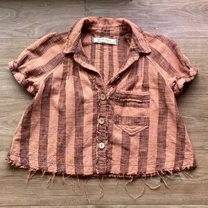 We the Free Away at Sea Striped Top